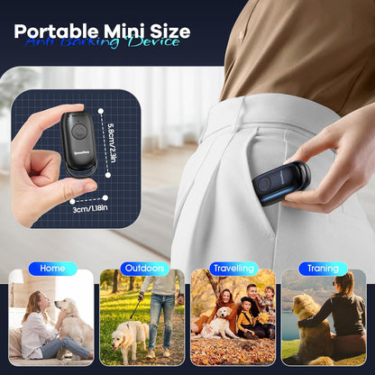SilentPaw Pro Ultrasonic Anti-Bark Device - Portable & Rechargeable