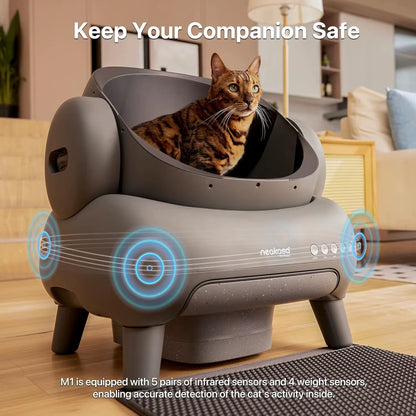 Neakasa M1 Self-Cleaning Cat Litter Box - Smart App Control & Odor-Free