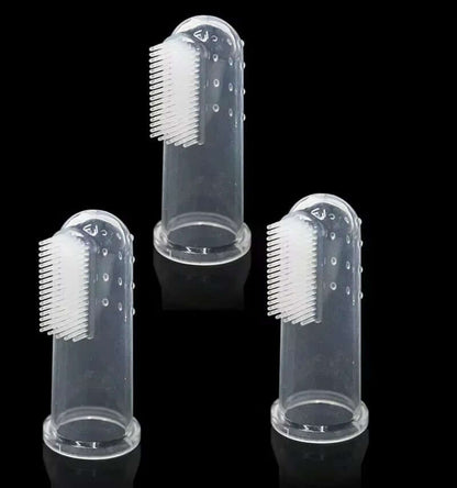 Finger Toothbrush for Dogs and Cats – Silicone Dental Cleaning Tool
