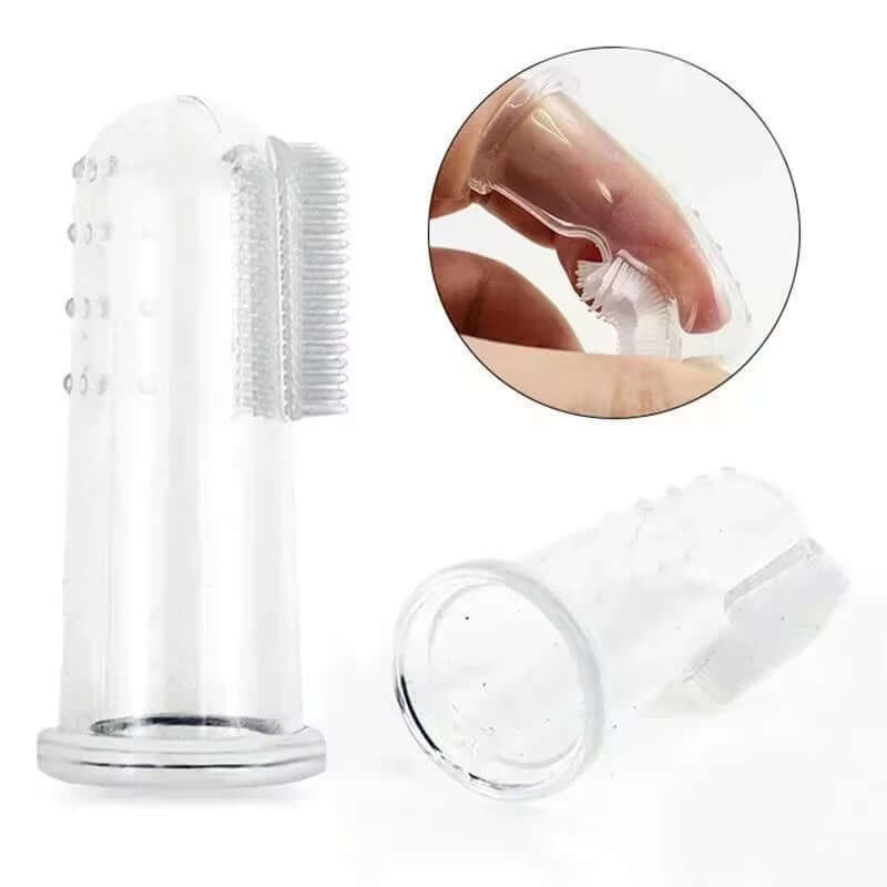 Finger Toothbrush for Dogs and Cats – Silicone Dental Cleaning Tool
