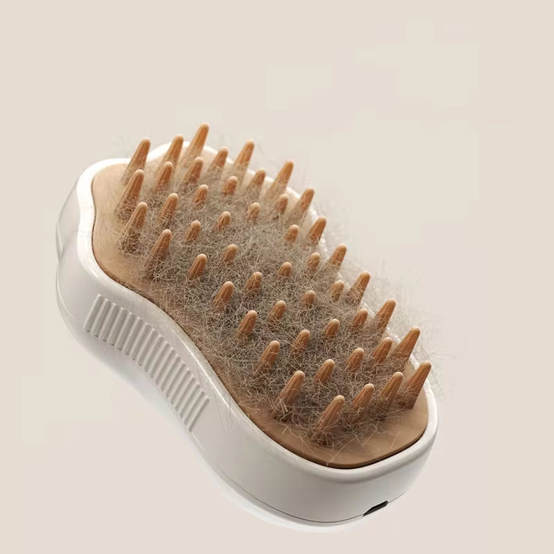 SpaPaw 3-in-1 Electric Grooming Brush - Steam, Spray & Massage