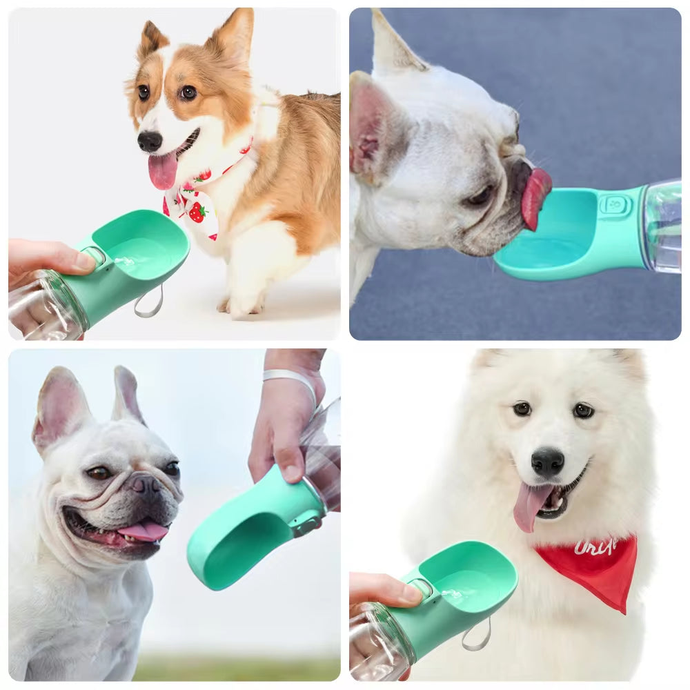 AquaGo Portable Pet Water Bottle - Leak-Proof Outdoor Drinking Solution