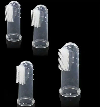 Finger Toothbrush for Dogs and Cats – Silicone Dental Cleaning Tool