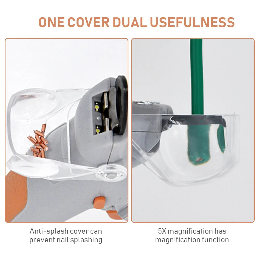 Pawsitive Clip LED Nail Clipper - w/ Magnifier & Safe-Guard Light