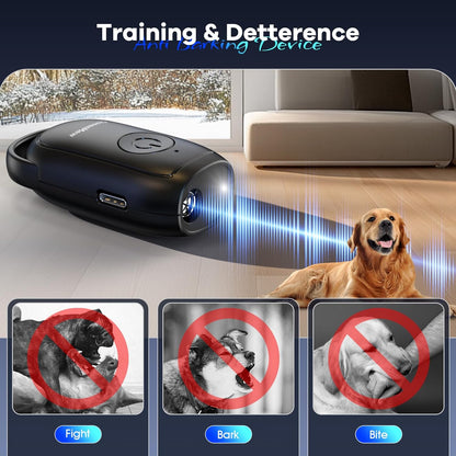SilentPaw Pro Ultrasonic Anti-Bark Device - Portable & Rechargeable