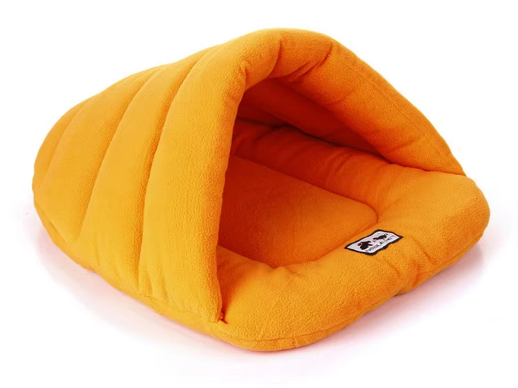 Cozy Slipper Dog Bed - Winter Warm Pet House with Soft Cushion