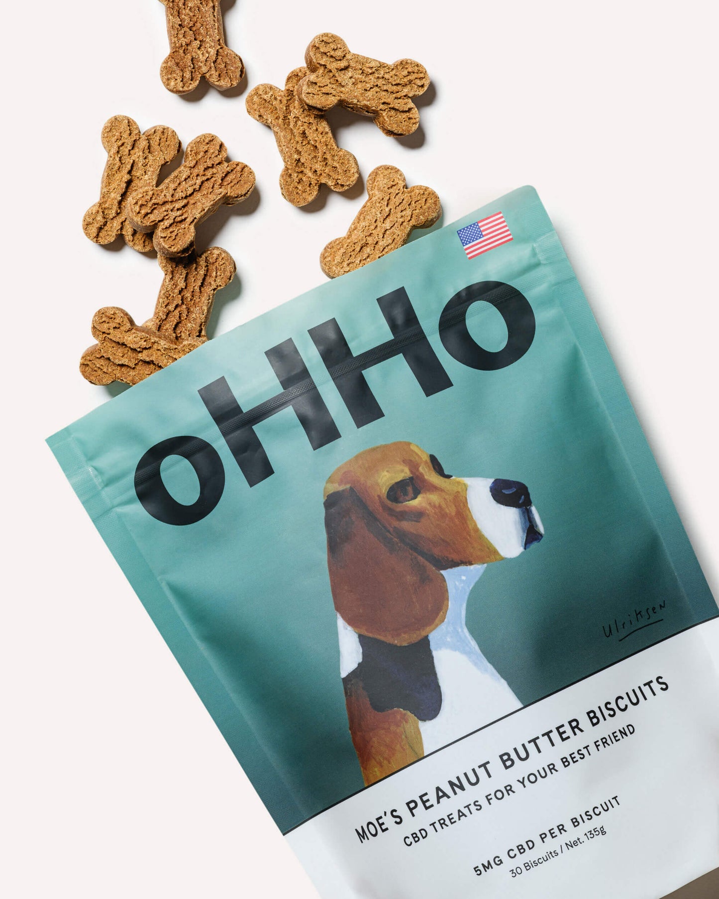 CBD Dog Biscuits – Calming Peanut Butter Treats (5mg)