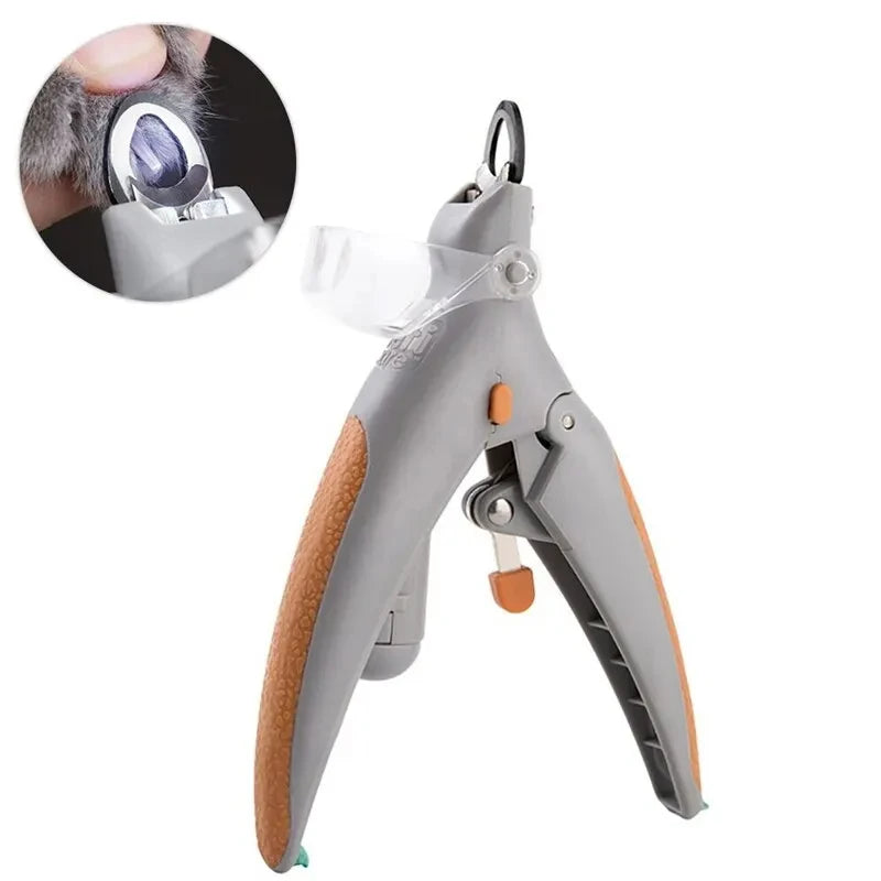 Pawsitive Clip LED Nail Clipper - w/ Magnifier & Safe-Guard Light