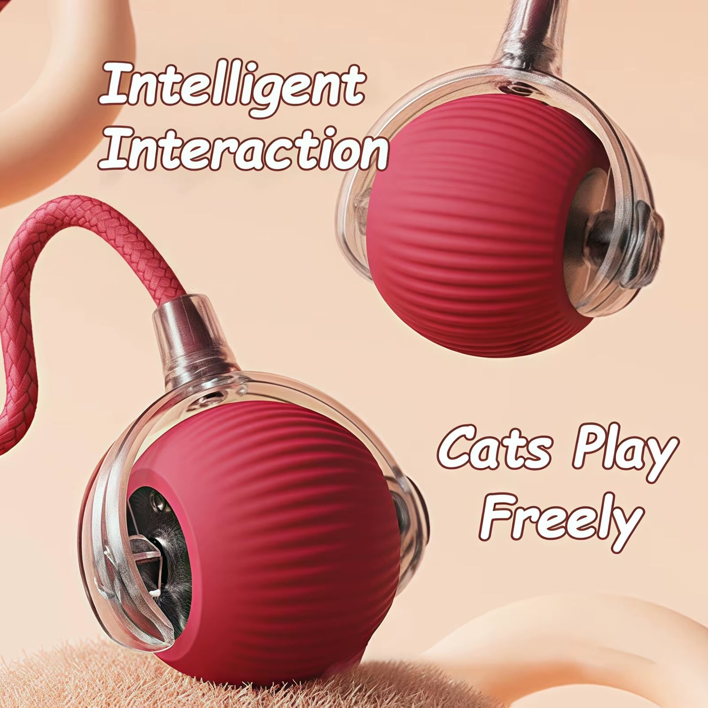 Smart Interactive Cat Ball