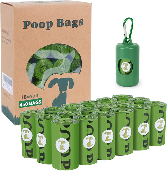 EcoGuard Biodegradable Poop Bags - 450 Count Leak-Proof Value Pack