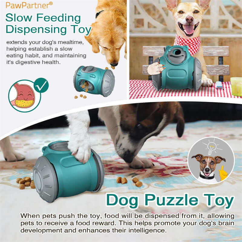 Interactive Pet Tumbler Toy – Treat Dispensing Slow Feeder for Dogs & Cats
