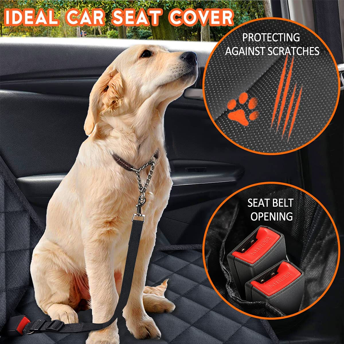 Guardian Pro Car Seat Protector - Universal Waterproof & Non-Slip