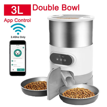 Smart APP Pet Feeder - Automatic Double Meal Dispenser