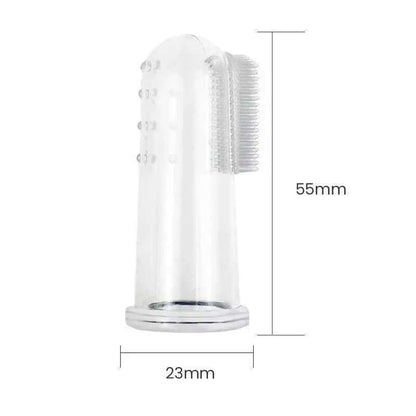 Finger Toothbrush for Dogs and Cats – Silicone Dental Cleaning Tool