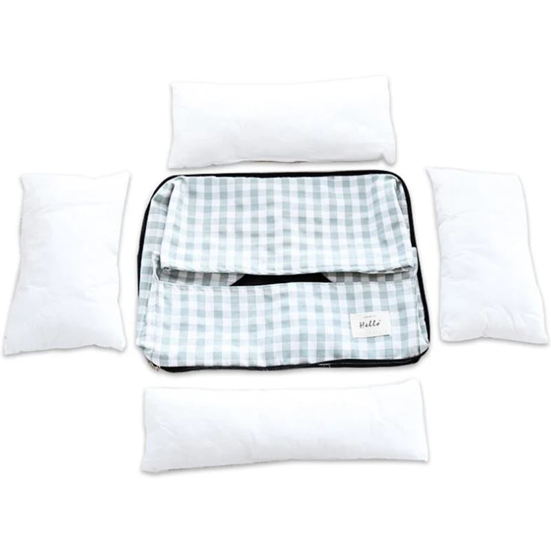 Premium Removable and Washable Cotton Linen Pet Bed for Dogs and Cats - Comfortable Sleeping Mat for Small, Medium, and Large Pets