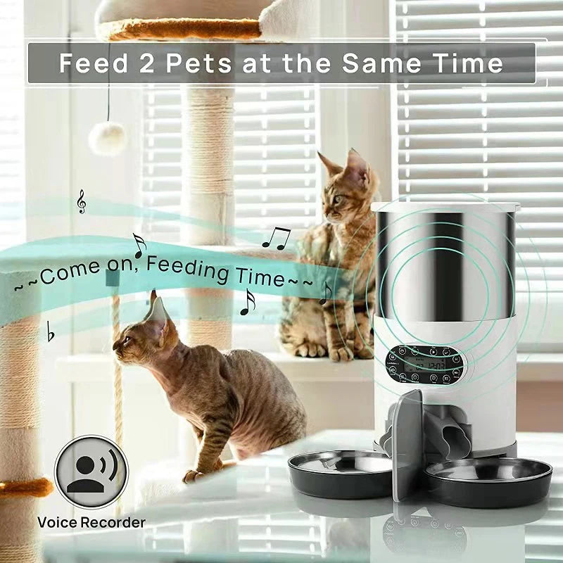 Smart APP Pet Feeder - Automatic Double Meal Dispenser