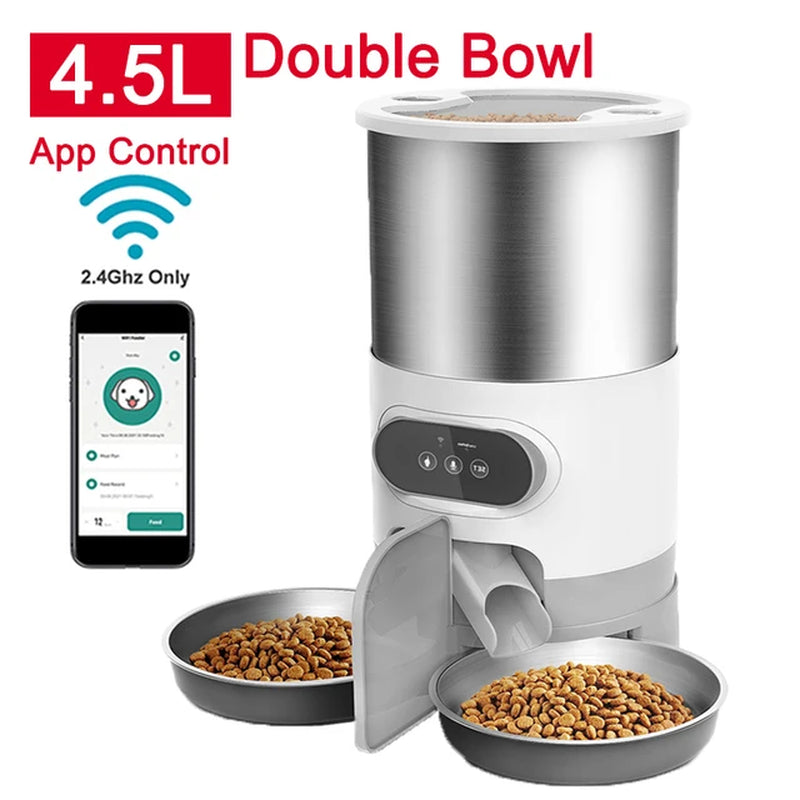 Smart APP Pet Feeder - Automatic Double Meal Dispenser