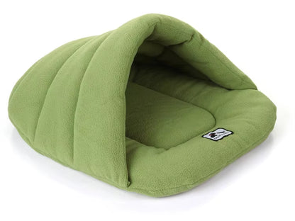 Cozy Slipper Dog Bed - Winter Warm Pet House with Soft Cushion