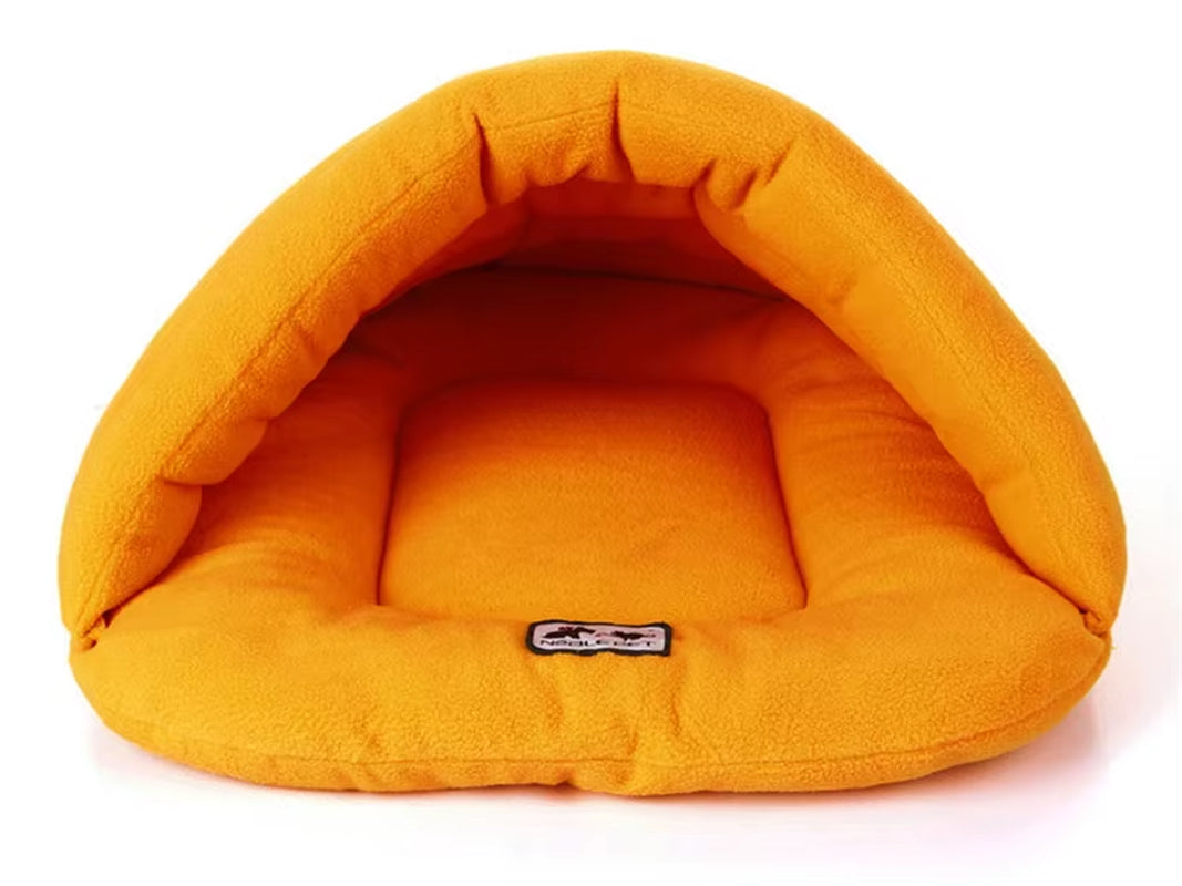 Cozy Slipper Dog Bed - Winter Warm Pet House with Soft Cushion