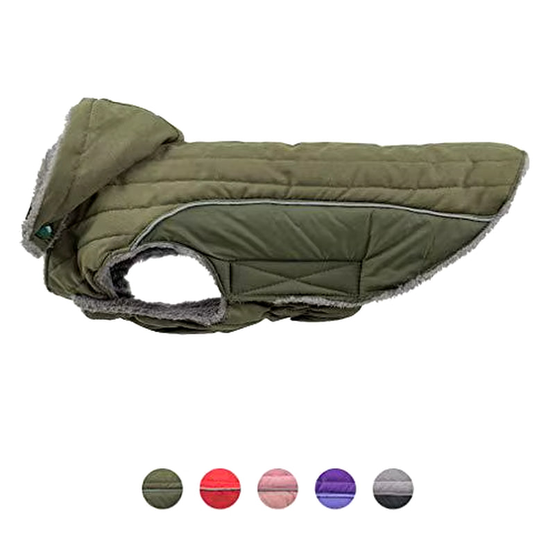 ComfortPup Winter Dog Coat - Quilted Jacket with Detachable Hood