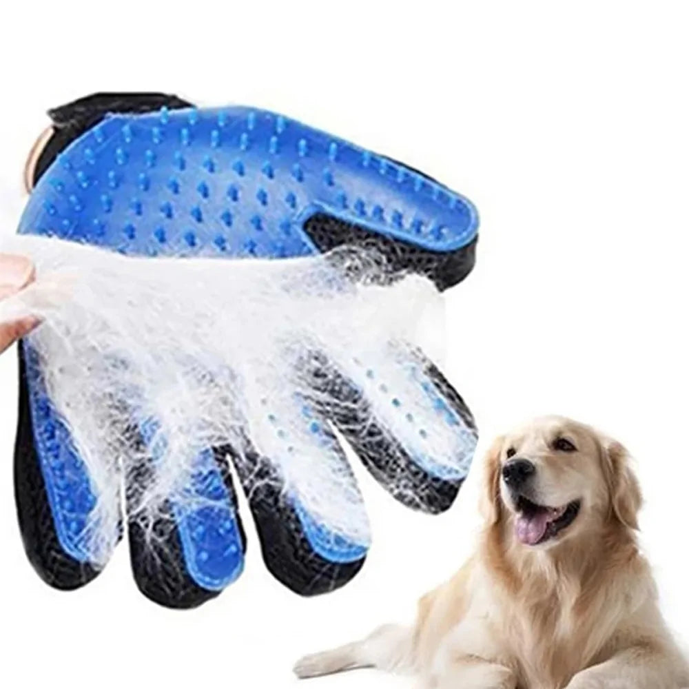 Paws & Palms Grooming Gloves - Gentle Deshedding & Massage for Dogs & Cats