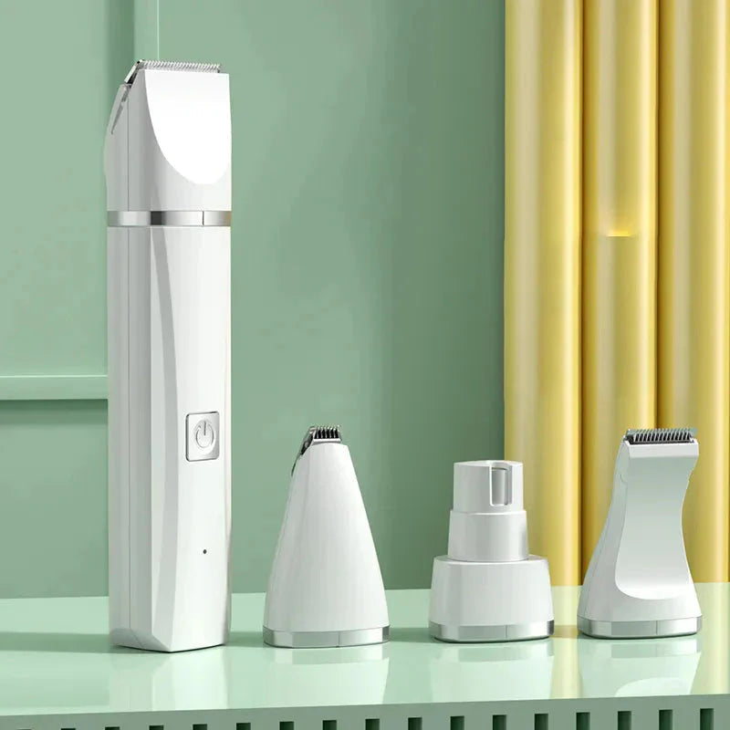 All-in-One Pet Grooming Kit - Professional Trimmer, Clipper & Nail Grinder