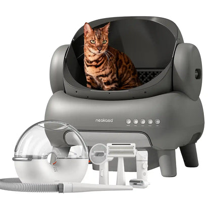 Open-Top Smart Self-Cleaning Litter Box