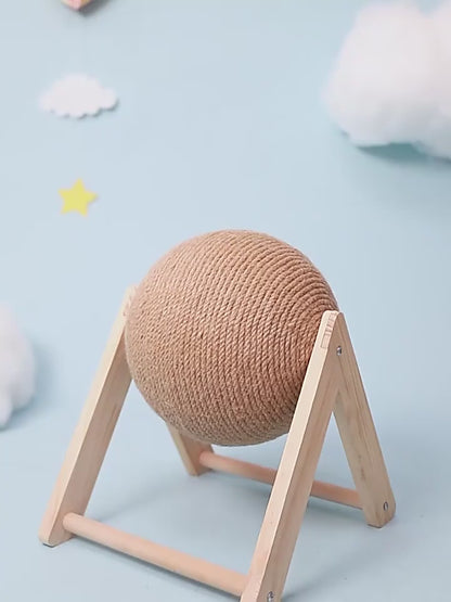Sisal Scratching Ball Toy - Pawsitively Perfect Furniture Saver